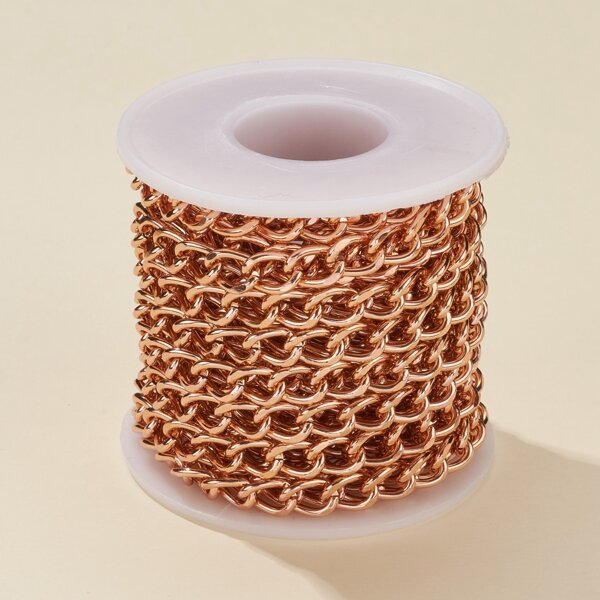 

1roll Aluminum Chain, Rose gold