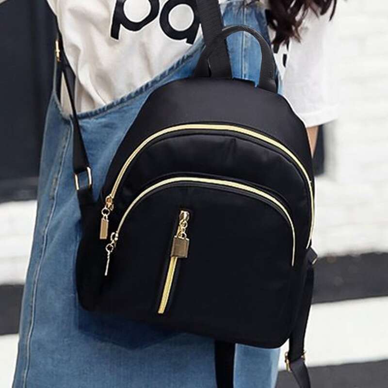 

Double Pocket Classic Backpack, Black