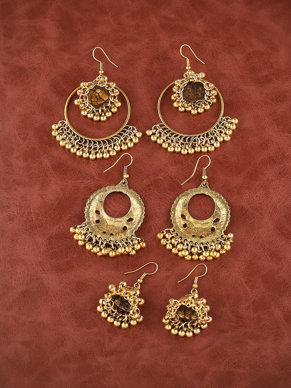 3pairs Earrings Drop Earrings
