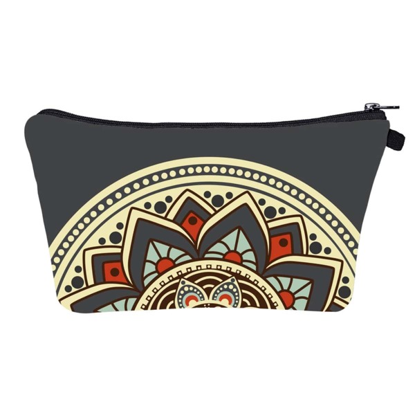 

Mandala Zipper Makeup Bag, Multicolor