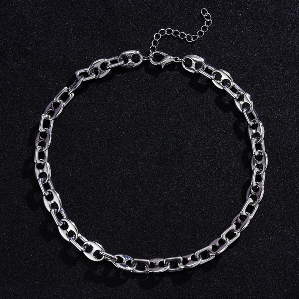 

Men Chain Necklace, Silver
