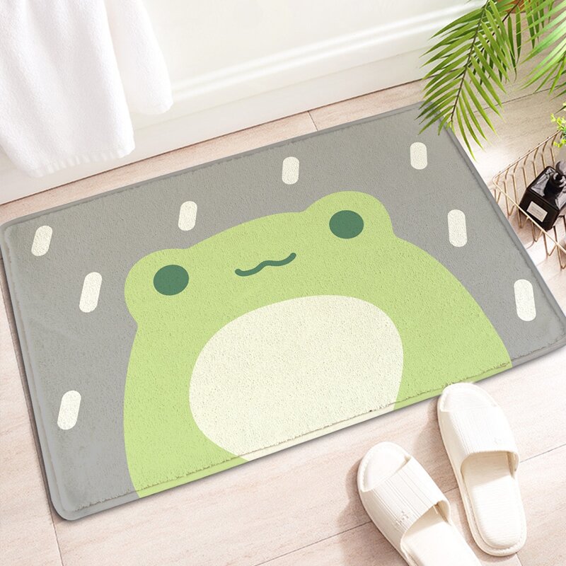 

Frog Print Floor Mat, Multicolor