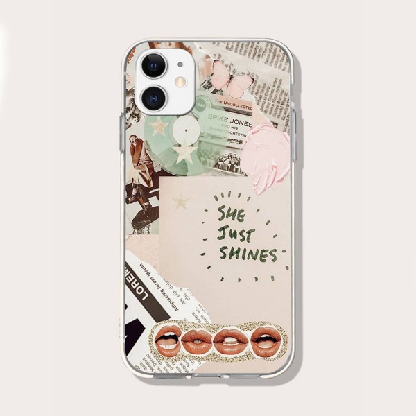 

Lip Pattern Phone Case, Multicolor