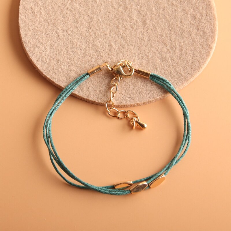 

Geo Decor Bracelet, Green