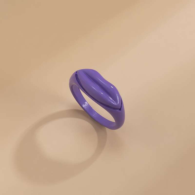 

Lip Decor Ring, Purple