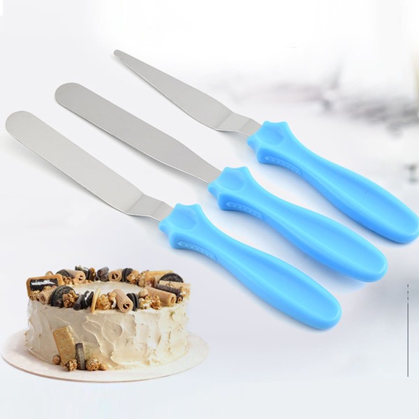 

3pcs Random Color Cake Spatula, Multicolor