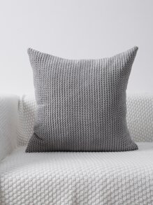 Miater 1入組素色靠墊套不附帶墊芯 - 灰色 - 查看 5