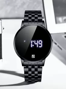REWARD 1 件触摸屏数字显示男士电子手表 - 黑色 - 查看 2