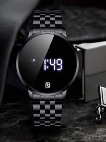 REWARD 1 件触摸屏数字显示男士电子手表 - 黑色 - 查看 3