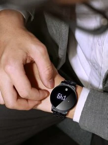 REWARD 1 件触摸屏数字显示男士电子手表 - 黑色 - 查看 8