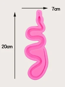 1pc Snake Chocolate Mold - Pink - View 5