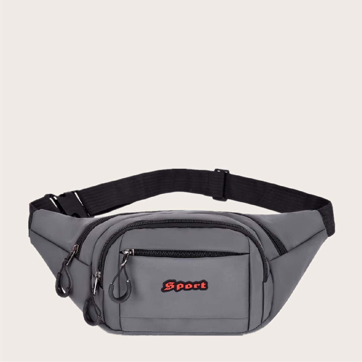 

Guys Letter Graphic Fanny Pack, Grey