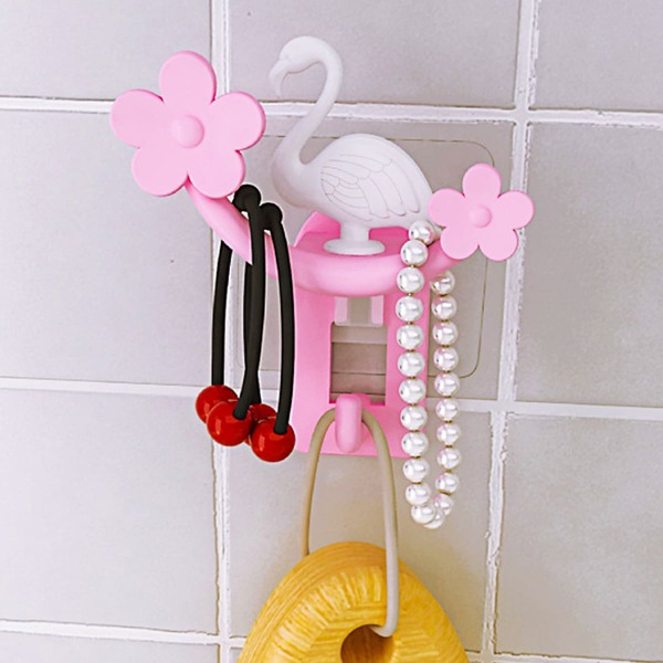 

1pc Flamingo Shaped Random Color Wall Hook, Multicolor