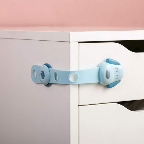 

1pc Dog Shaped Security Cabinet Lock, Blue