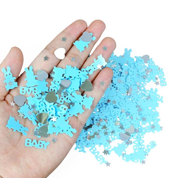 

1pack Cartoon Graphic Throwing Confetti, Multicolor