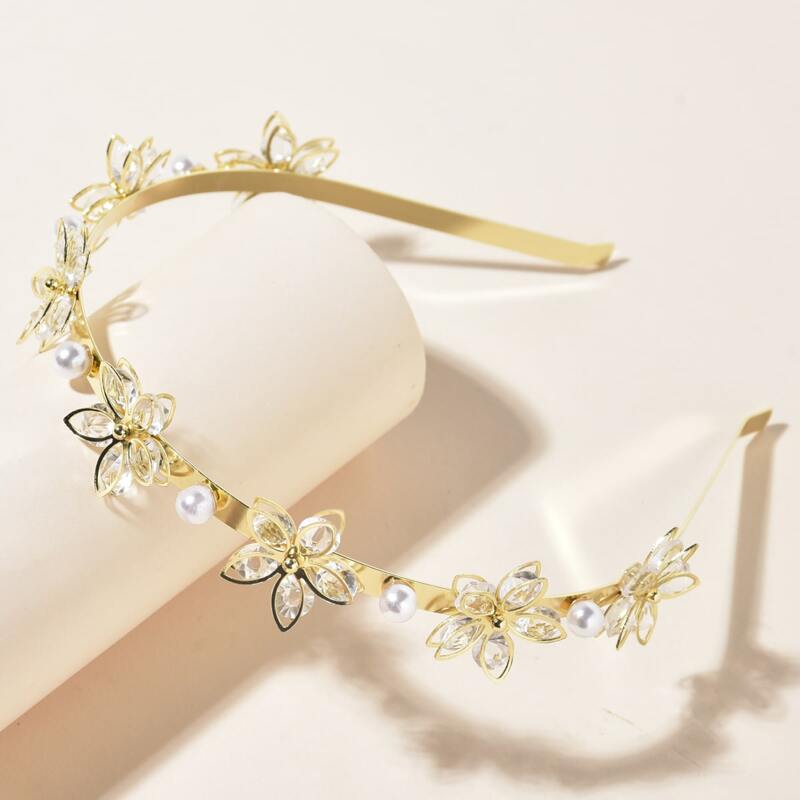 

Faux Pearl Decor Headband, Multicolor