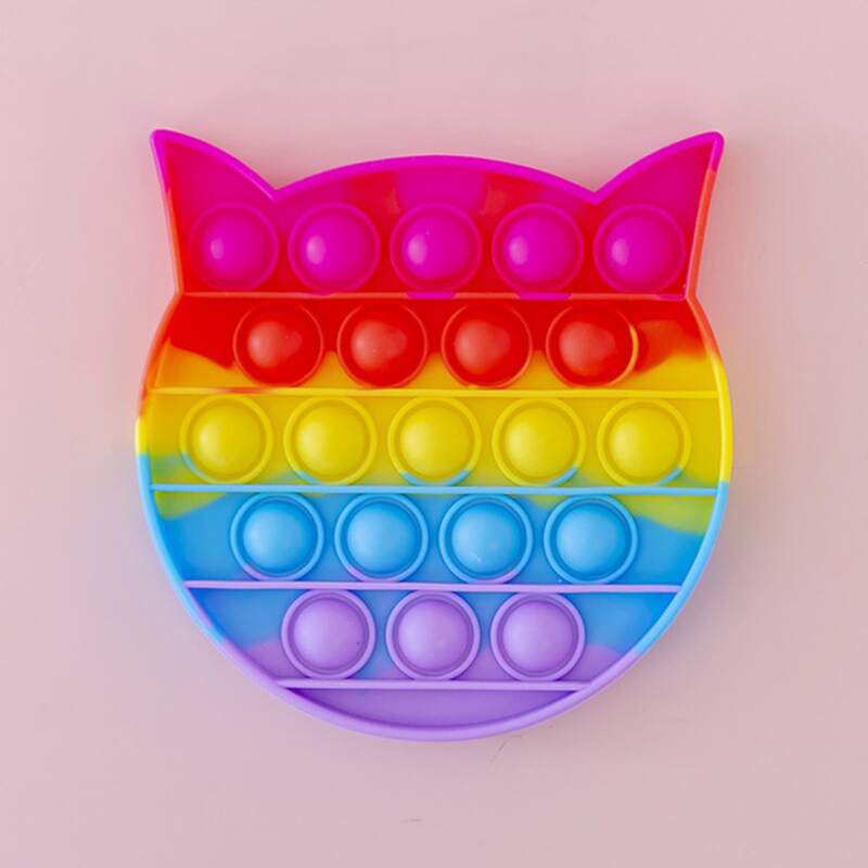 

1pc Random Color Push Pop Bubble, Multicolor