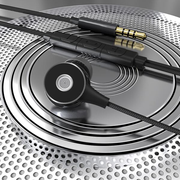 

1pc In-ear Wired Earphone, Black