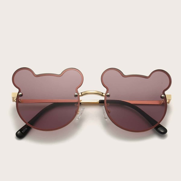 

Kids Bear Design Sunglasses, Purple