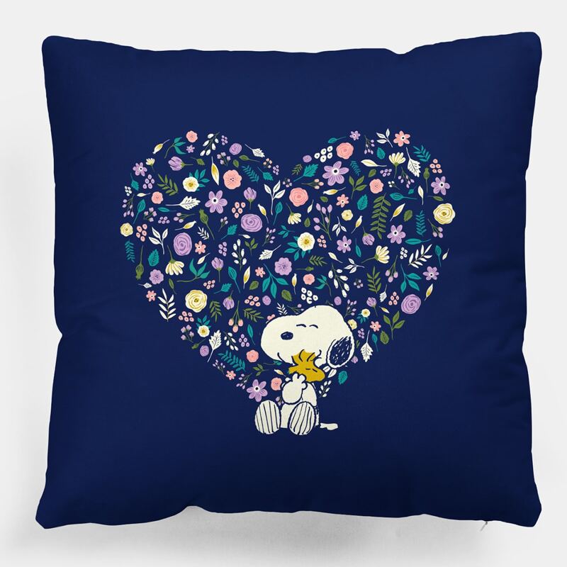 

Snoopy Print Cushion Cover Without Filler, Multicolor