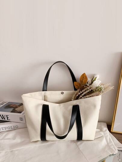 Minimalist Large Capacity Tote Bag