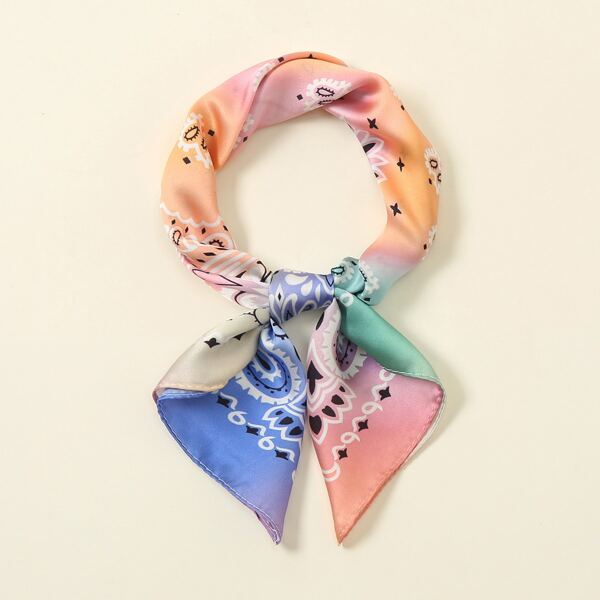 

Paisley Pattern Bandana, Multicolor