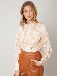 MOTF PREMIUM GATHERED STRAIGHT FIT TOP - Multicolor - View 1