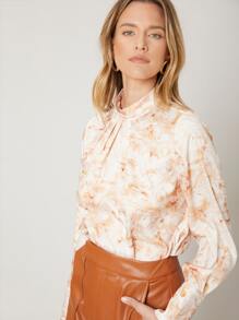 MOTF PREMIUM GATHERED STRAIGHT FIT TOP - Multicolor - View 5