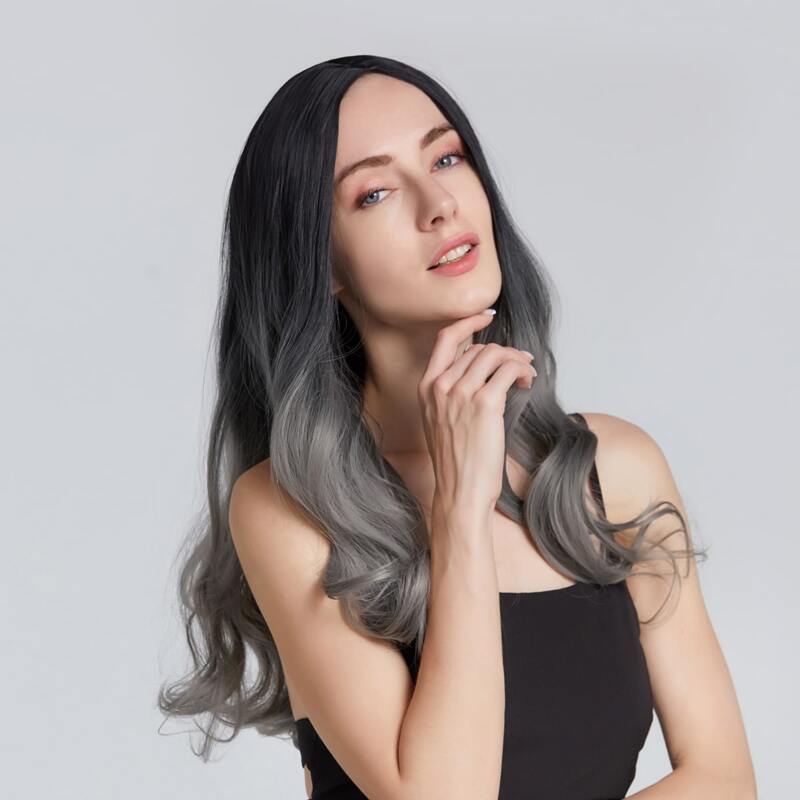 

Natural Ombre Long Curly Wig