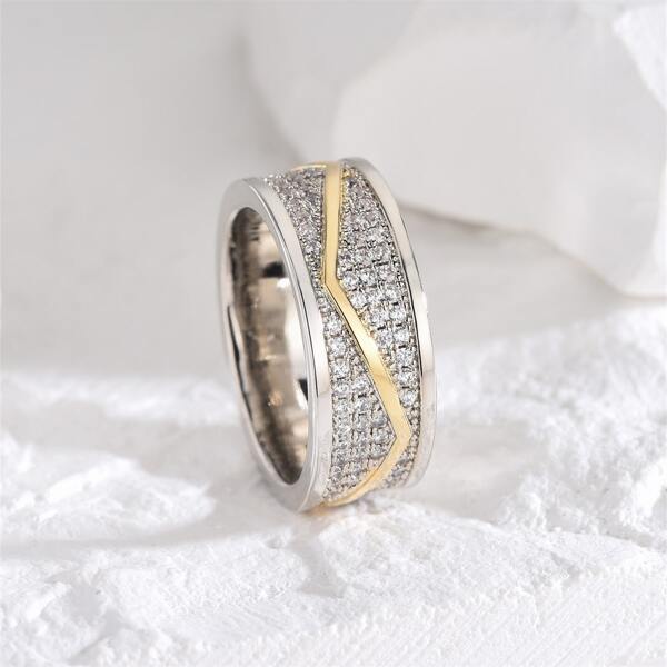 

Zircon Decor Ring, Silver