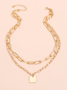 Geo trang trí lớp vòng cổ - Vàng - Xem 2