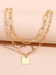 Geo trang trí lớp vòng cổ - Vàng - Xem 4