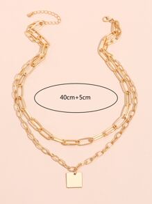 Geo trang trí lớp vòng cổ - Vàng - Xem 5