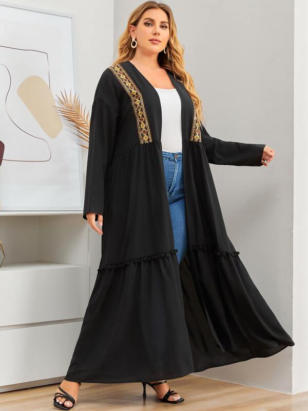 open abaya shein