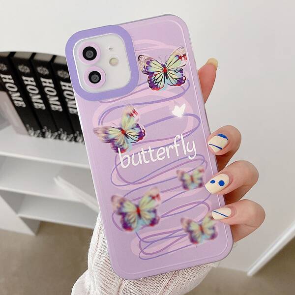 

Butterfly Painted Phone Case, Multicolor