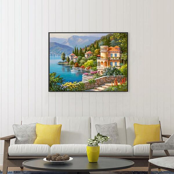 

Scenery Pattern Diamond Painting Without Frame, Multicolor
