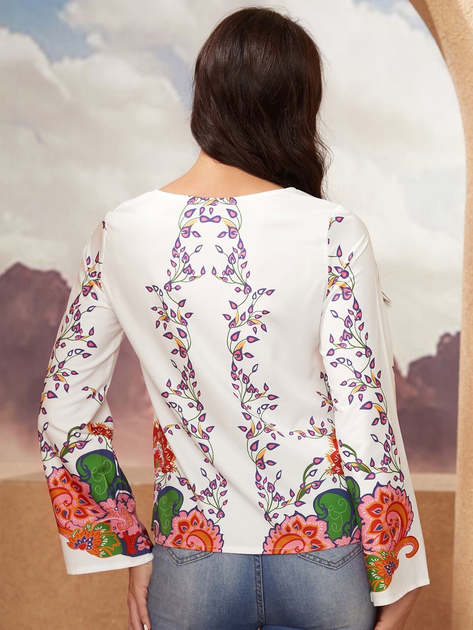 Floral Print Blouse