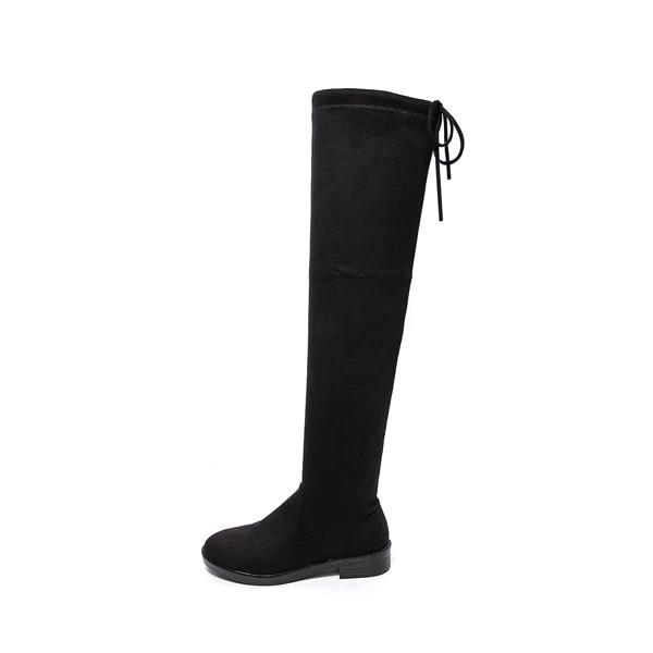 

Minimalist Over Knee Boots, Black