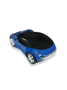 Kabellose Auto-förmige Maus mit Batteriebetrieb, geeignet für Tablets, Laptops, Büro und Gaming, 2.4G USB-Empfänger, leiser Betrieb