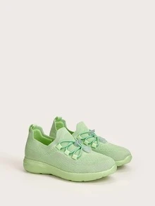 Cuccoo Zapatillas de running de Niños con cordón - verde menta - Ver 5