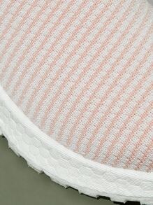 Cuccoo Zapatillas de running de Niñas de rayas - Rosa - Ver 10