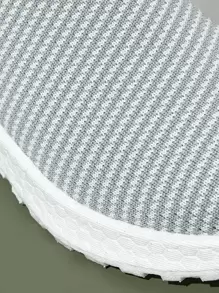 Cuccoo Zapatillas de running de niñitos de rayas - Gris - Ver 11