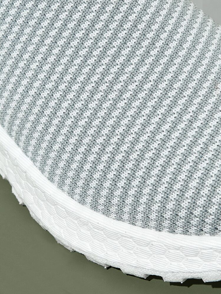 Cuccoo 小男童條紋圖案跑步鞋 - 灰色 - 查看 11