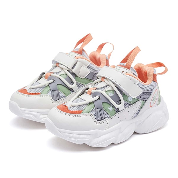 

Boys Mesh Panel Velcro Strap Sneakers, Multicolor