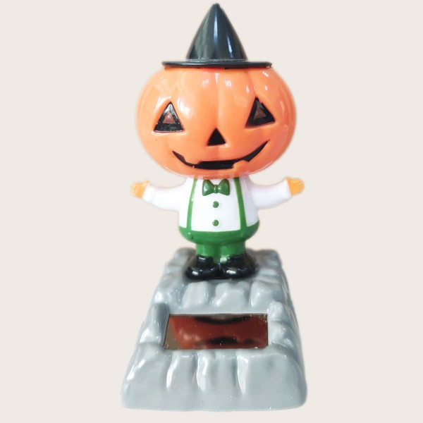 

Halloween Pumpkin Design Car Solar Ornament, Orange