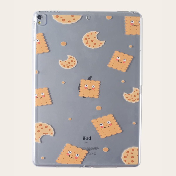 

Cartoon Biscuit Clear Case For iPad