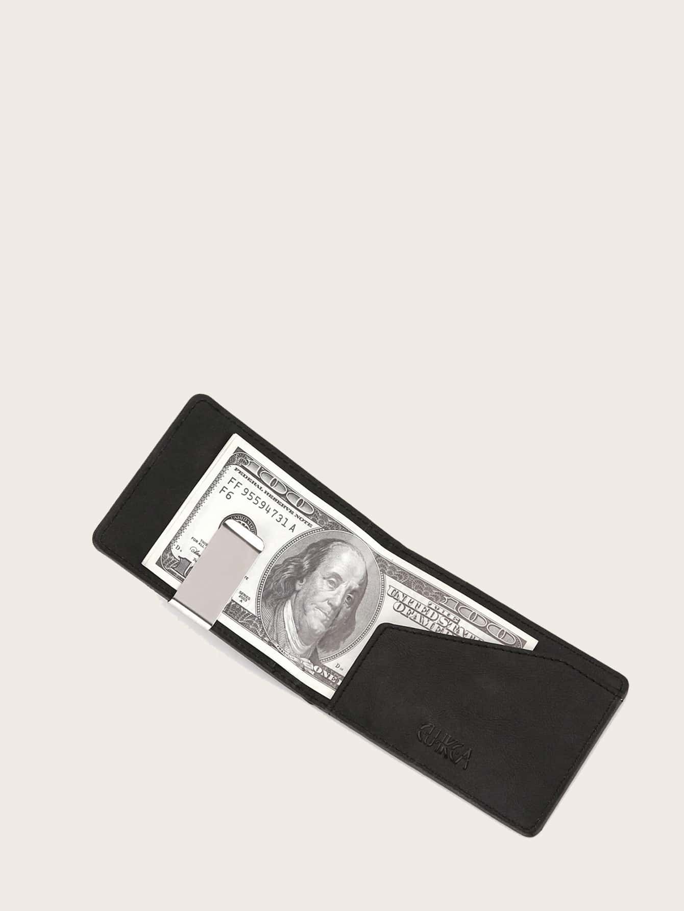 CUIKCA Men Metal Decor Purse Lightweight Portable Card ID Card White-Collar Workers For Male Holiday For Anniversary For Birthday Gift Gift Accessories Gift Card Holder Card Holder Wallet Business Card Holder Credit Card Holder For Men Mini Wallet Card Wallet