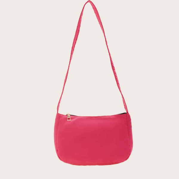 

Minimalist Baguette Bag, Hot pink