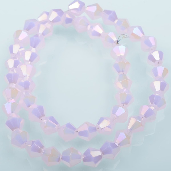 

48pcs Crystal Beaded DIY Jewelry Accessory, Pink