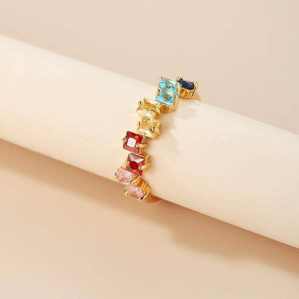 

Zircon Decor Ring, Gold